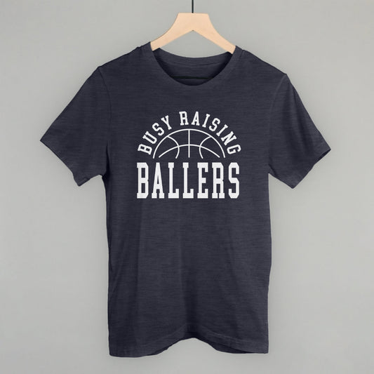 Busy Raising Ballers Basketball - clothing by TeeHivey.com (Image 1)