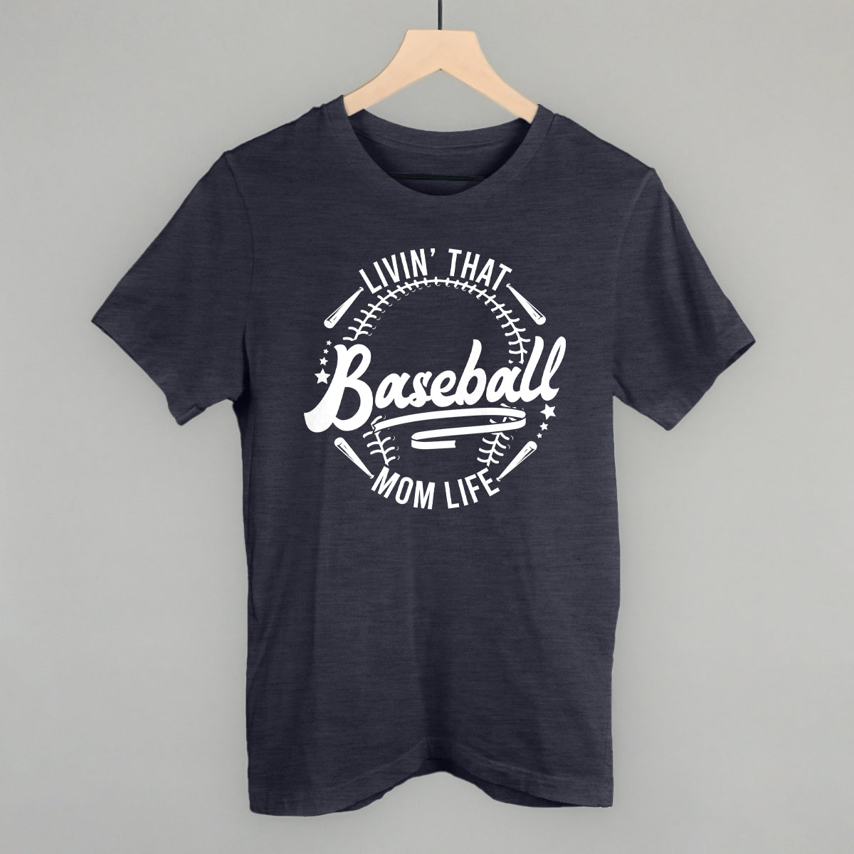 Baseball Mom Life - clothing by TeeHivey.com (Image 1)