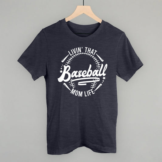 Baseball Mom Life - clothing by TeeHivey.com (Image 1)