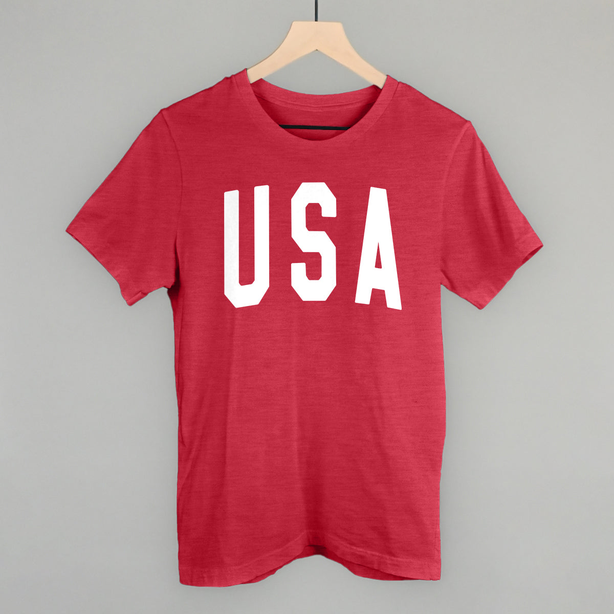 USA Collegiate (Solid White) - clothing by TeeHivey.com (Image 3)