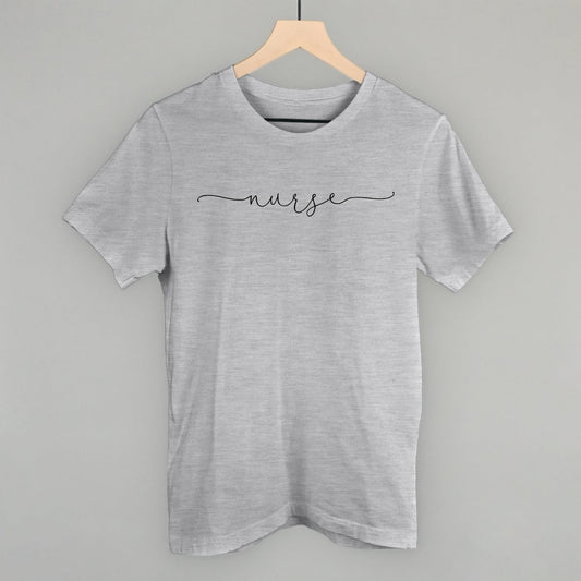 Nurse (Cursive) - clothing by TeeHivey.com (Image 1)
