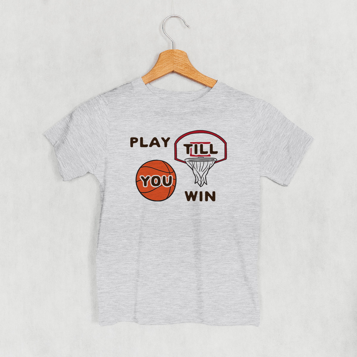 Play Till You Win Basketball (Kids) - clothing by TeeHivey.com (Image 2)