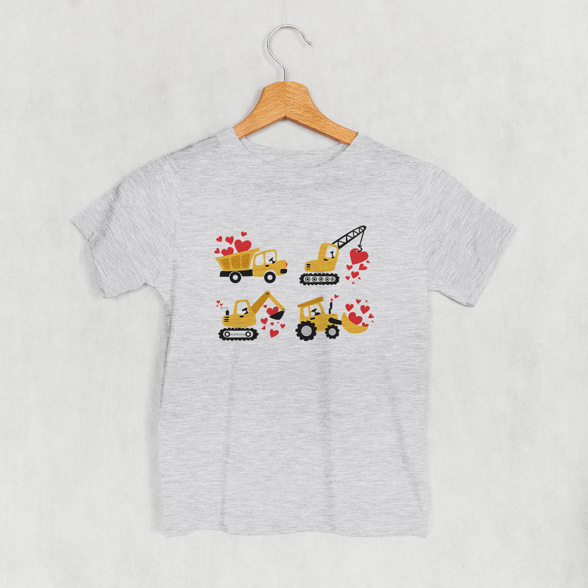 Construction Valentines (Kids) - clothing by TeeHivey.com (Image 3)
