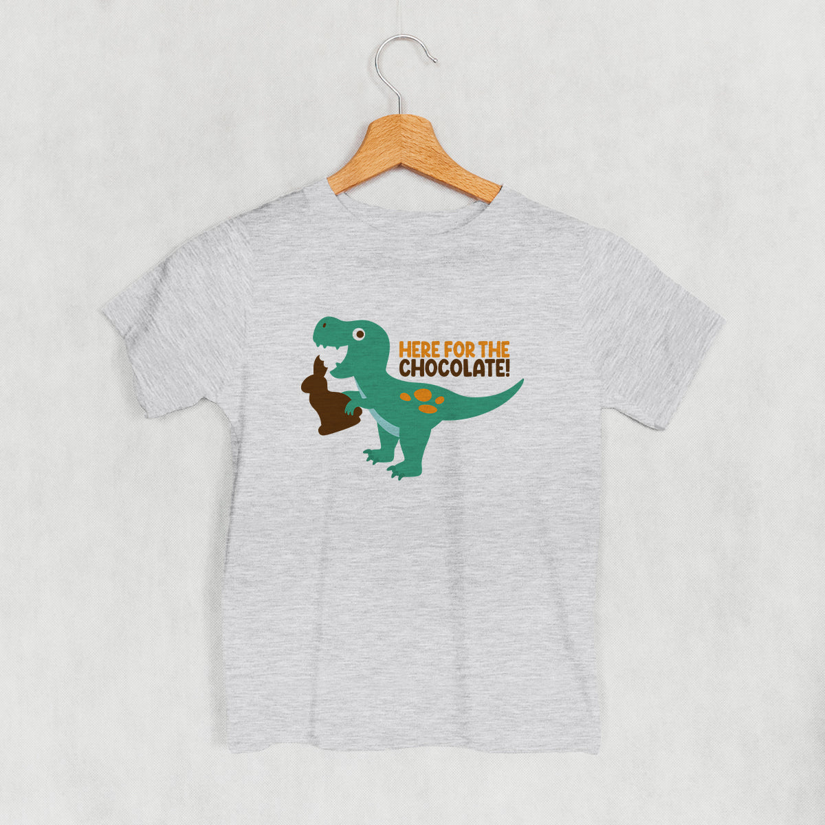 Here For The Chocolate Dino (Kids) - clothing by TeeHivey.com (Image 2)