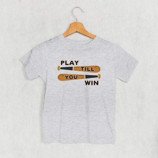 Play Till You Win Baseball (Kids) - clothing by TeeHivey.com (Image 1)