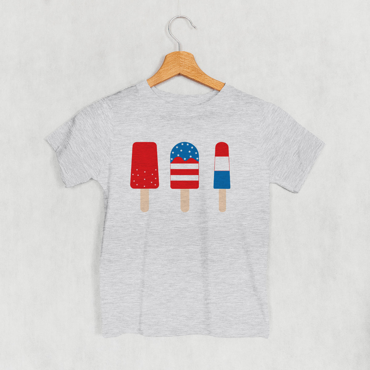Red White & Blue Popsicles (Kids) - clothing by TeeHivey.com (Image 1)