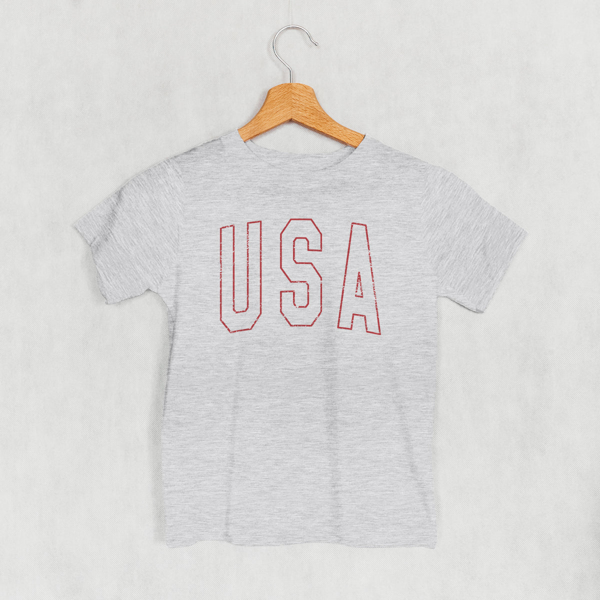 USA Collegiate Distressed (Kids) - clothing by TeeHivey.com (Image 2)