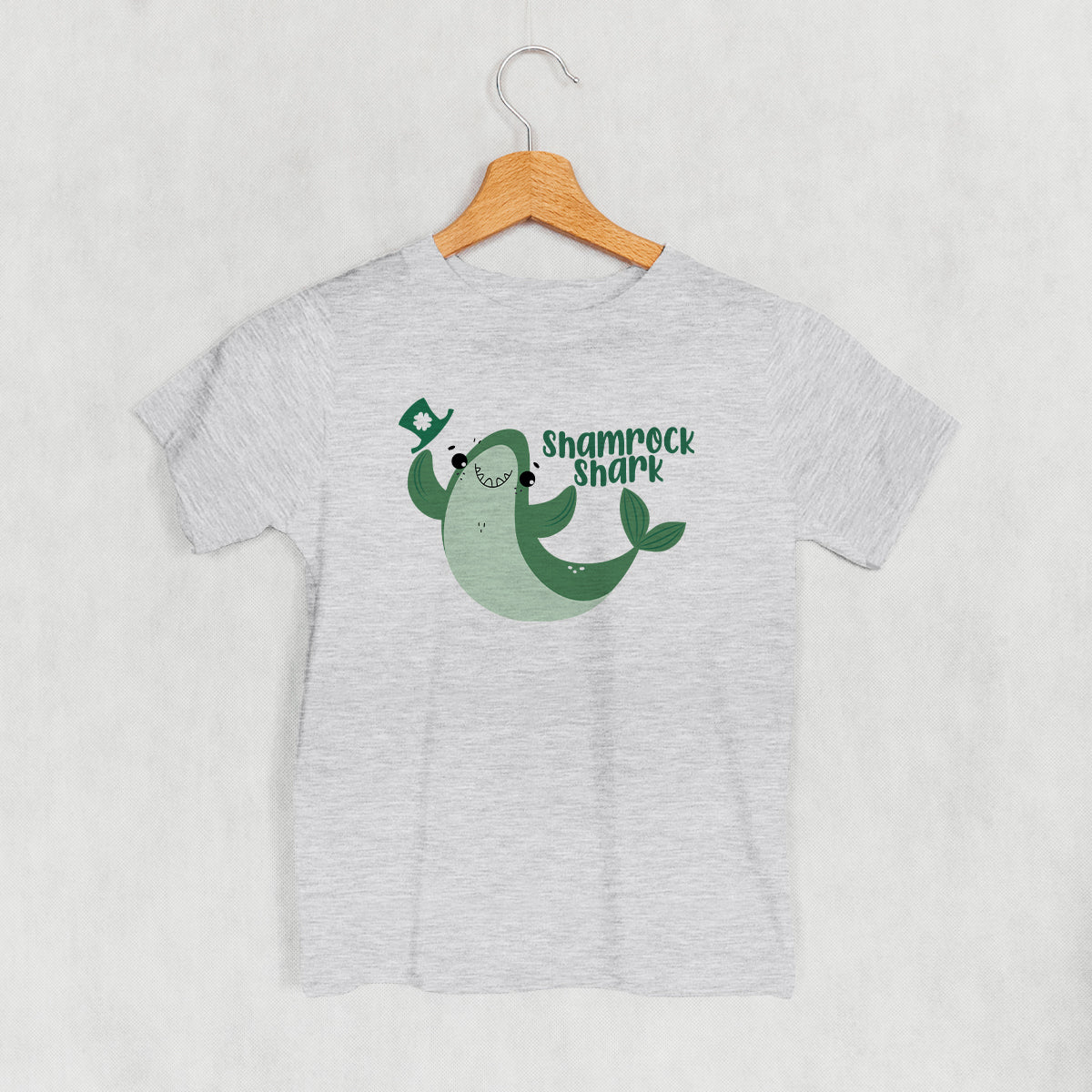 Shamrock Shark (Kids) - clothing by TeeHivey.com (Image 2)