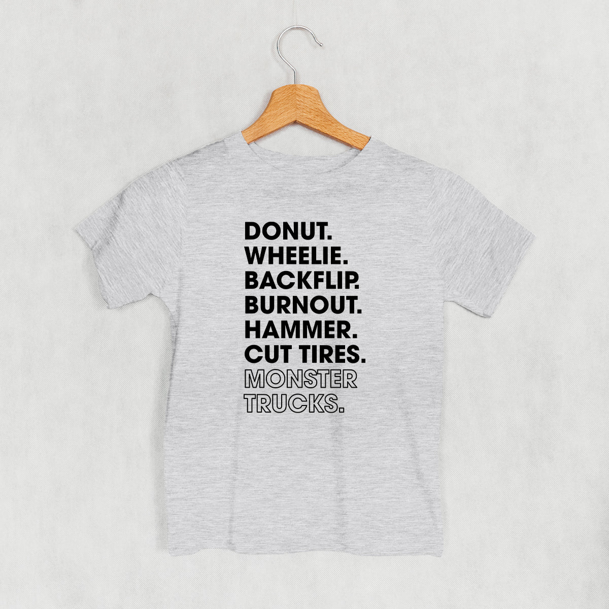 Monster Truck Lingo List (Kids) - clothing by TeeHivey.com (Image 2)