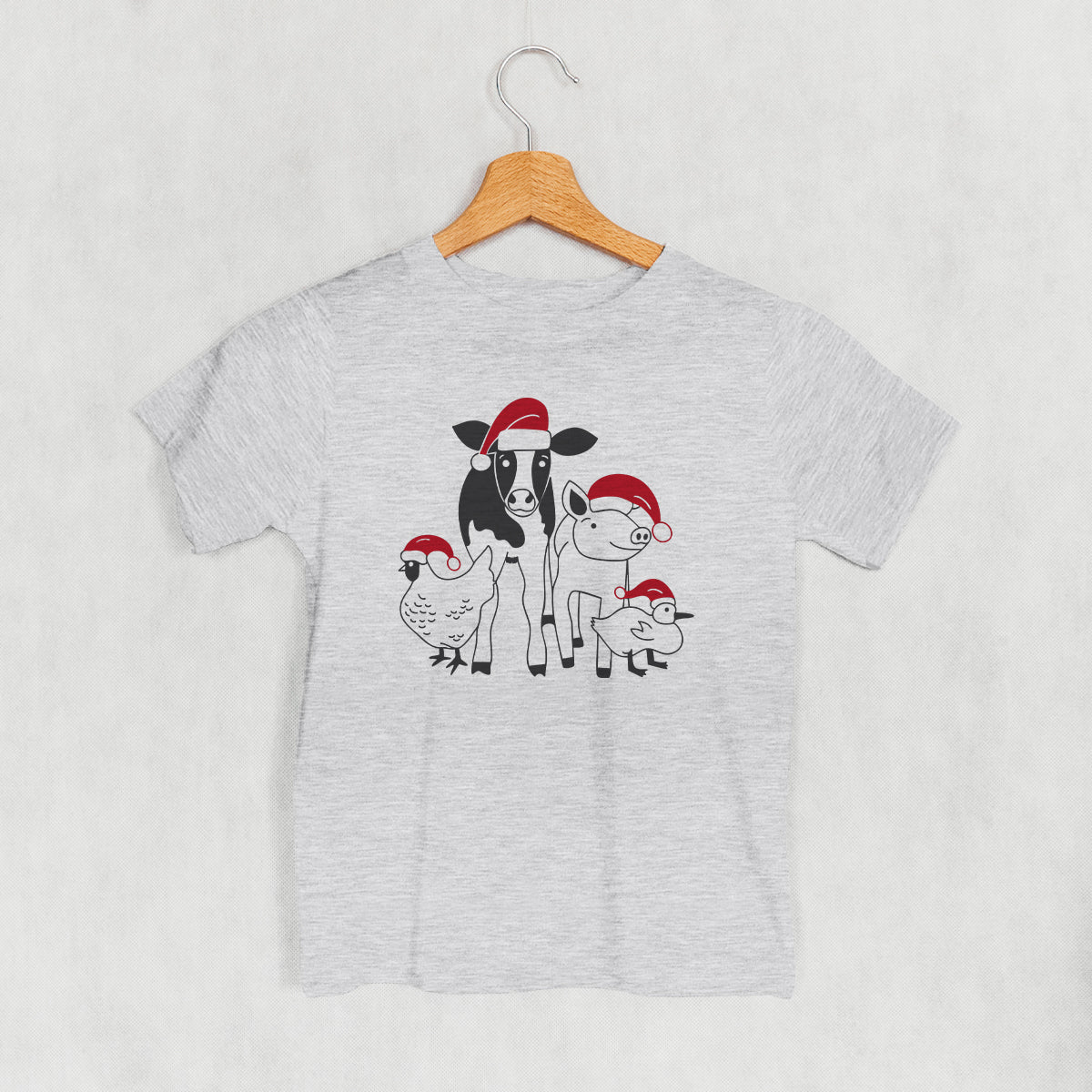 Holiday Farm Animals (Kids) - clothing by TeeHivey.com (Image 2)