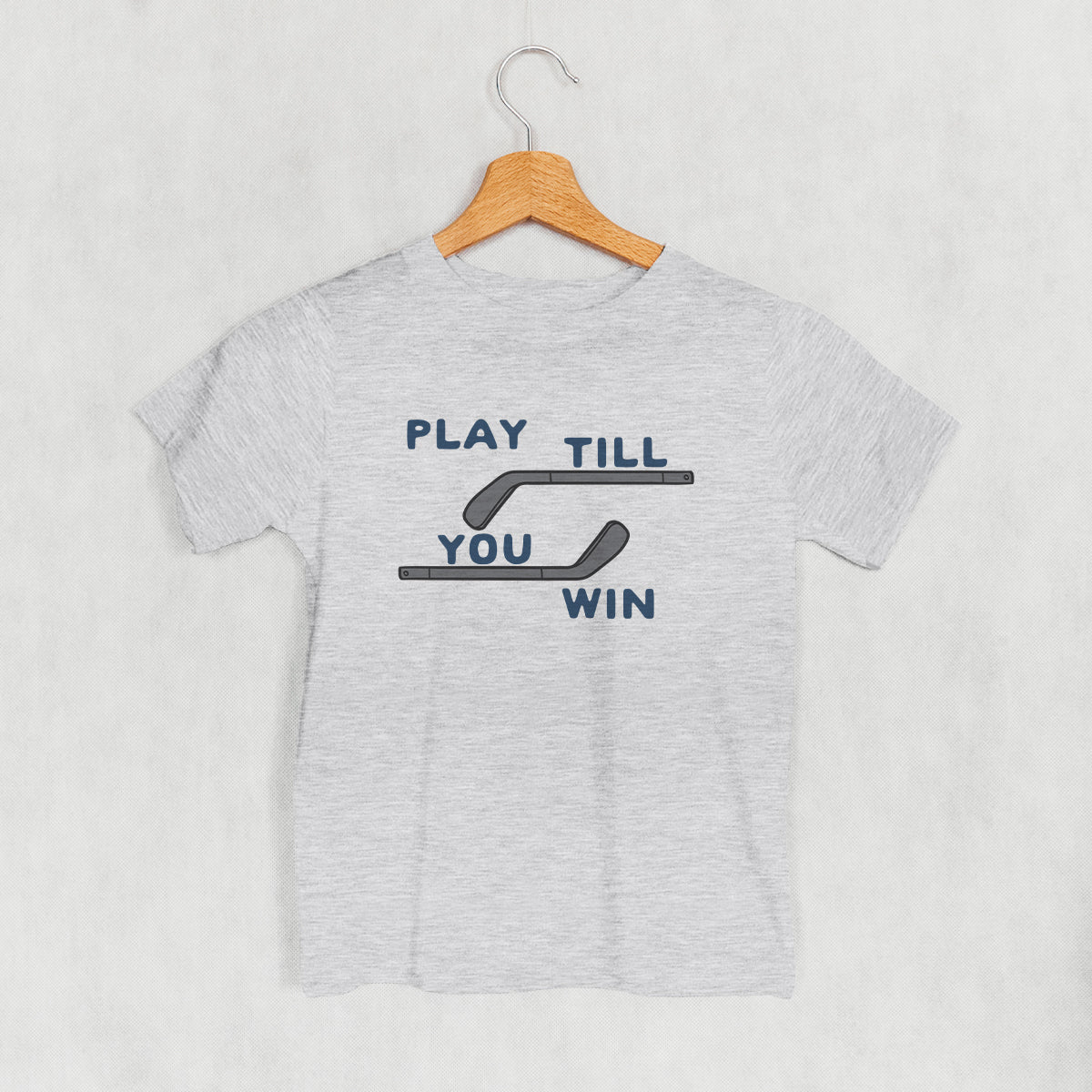 Play Till You Win Hockey (Kids) - clothing by TeeHivey.com (Image 1)
