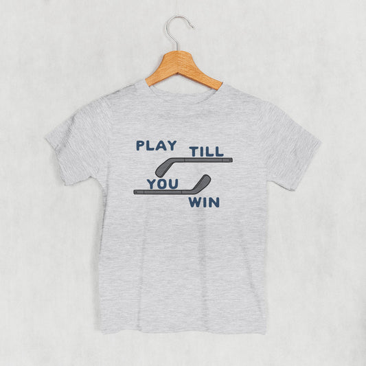 Play Till You Win Hockey (Kids) - clothing by TeeHivey.com (Image 1)