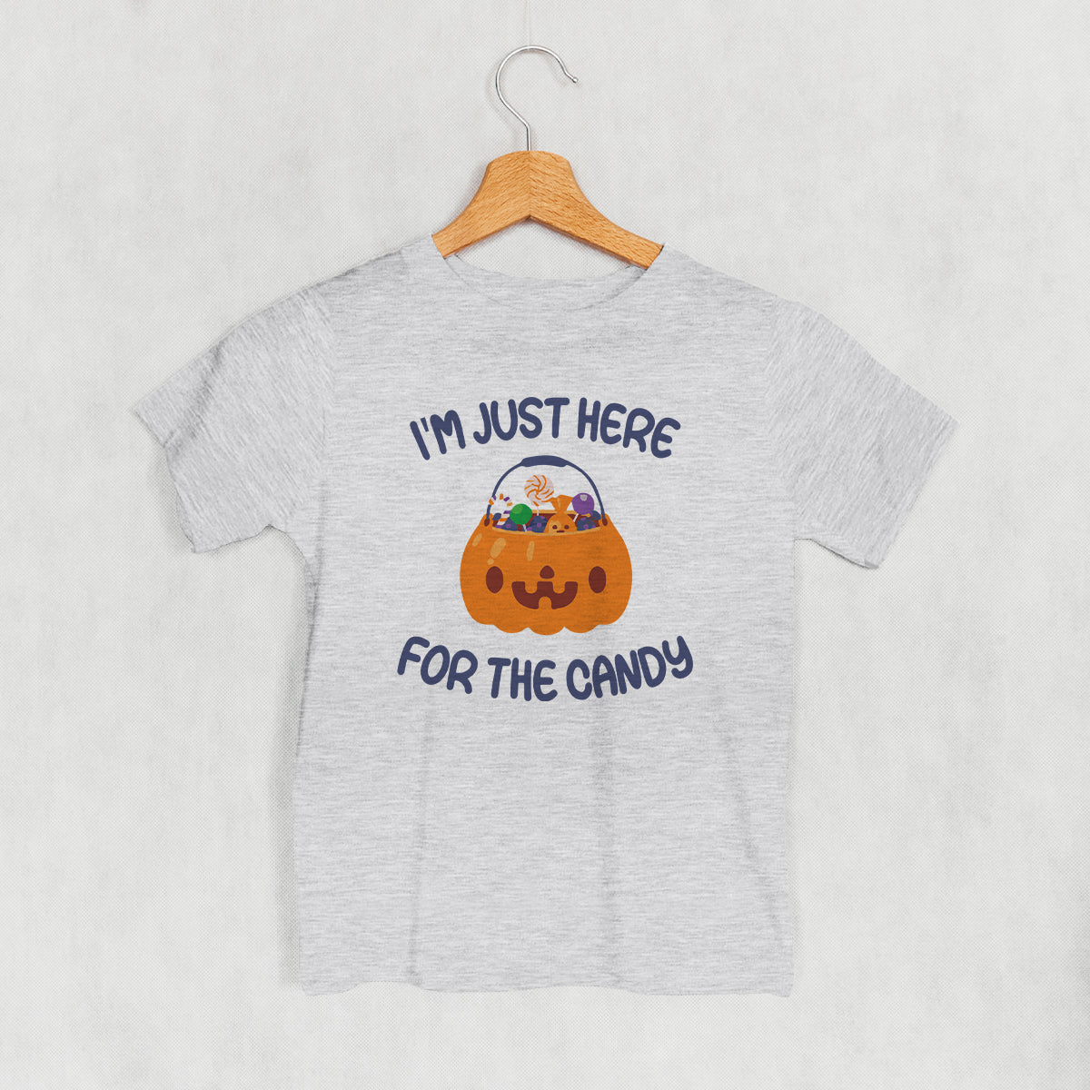 I'm Just Here For The Candy (Kids) - clothing by TeeHivey.com (Image 1)