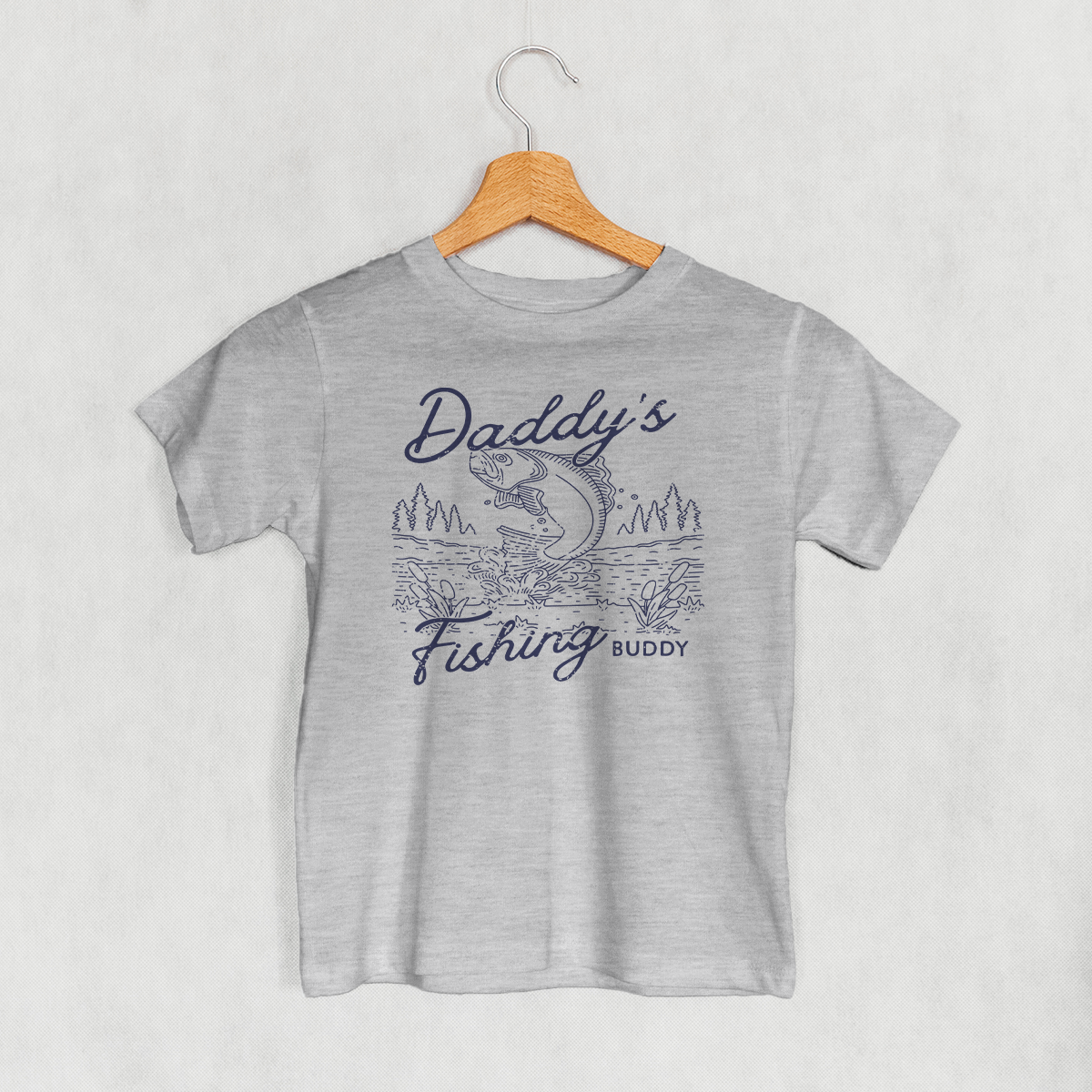 Daddy's Fishing Buddy (Kids) - clothing by TeeHivey.com (Image 2)