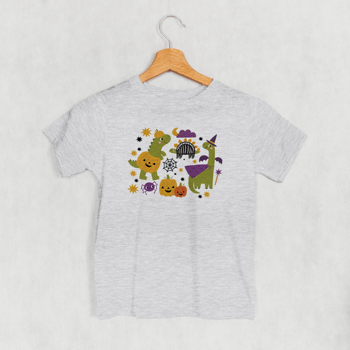 Halloween Dino Doodle Collage (Kids) - clothing by TeeHivey.com (Image 2)