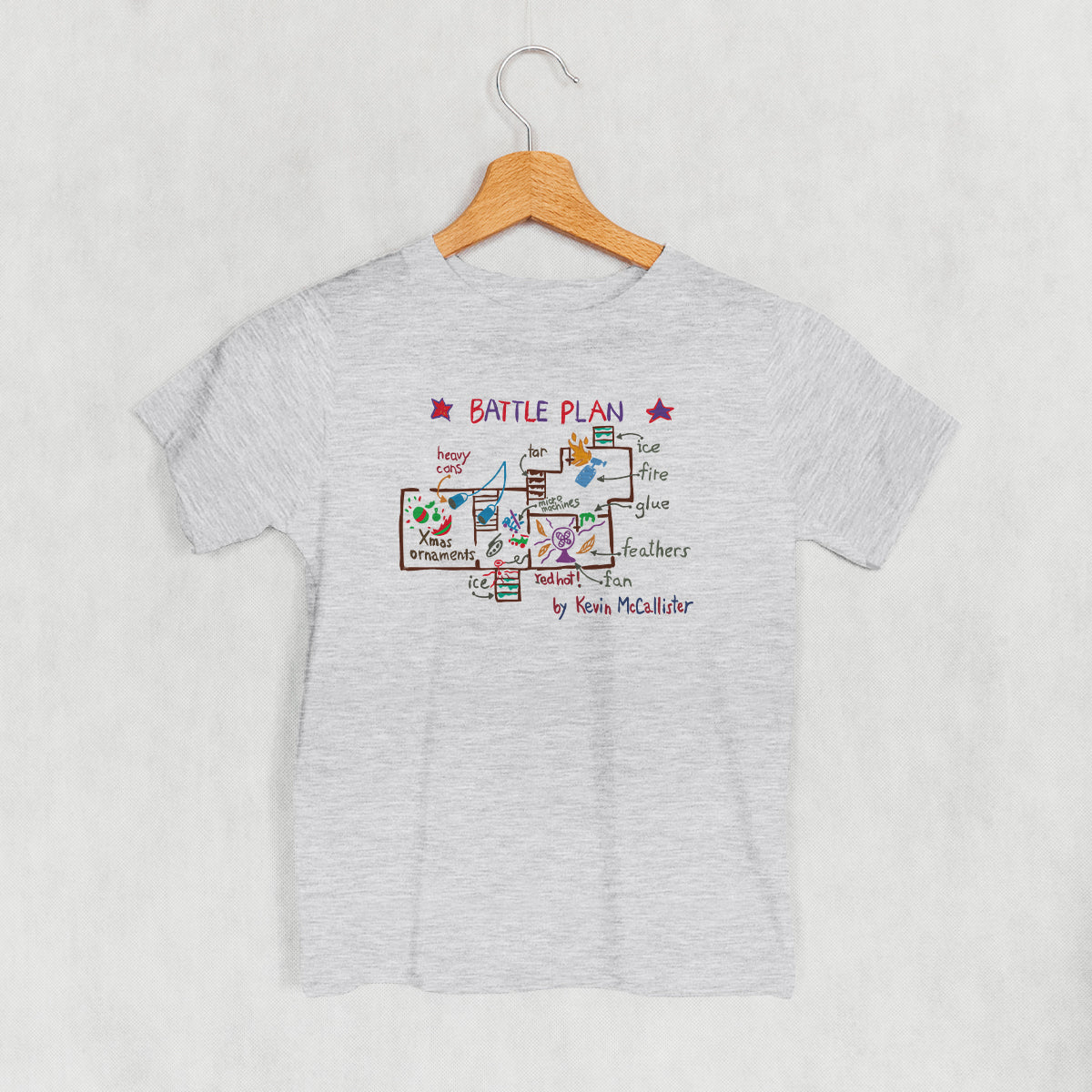 Kevin's Battle Plan (Kids) - clothing by TeeHivey.com (Image 2)