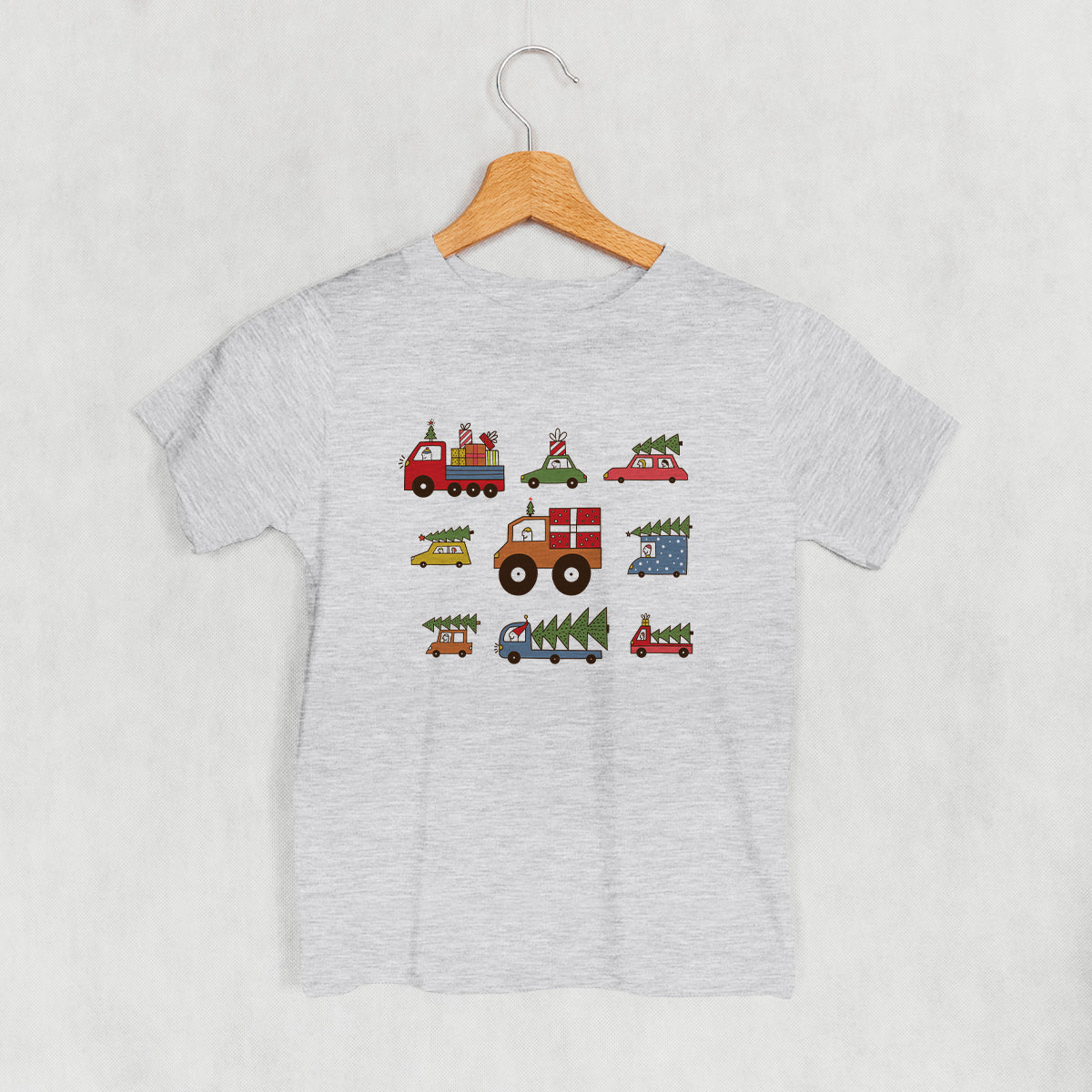 Christmas Vehicle Doodles (Kids) - clothing by TeeHivey.com (Image 2)