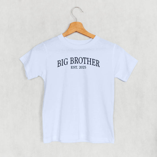 Big Brother Est. 2025 (Kids) - clothing by TeeHivey.com (Image 1)