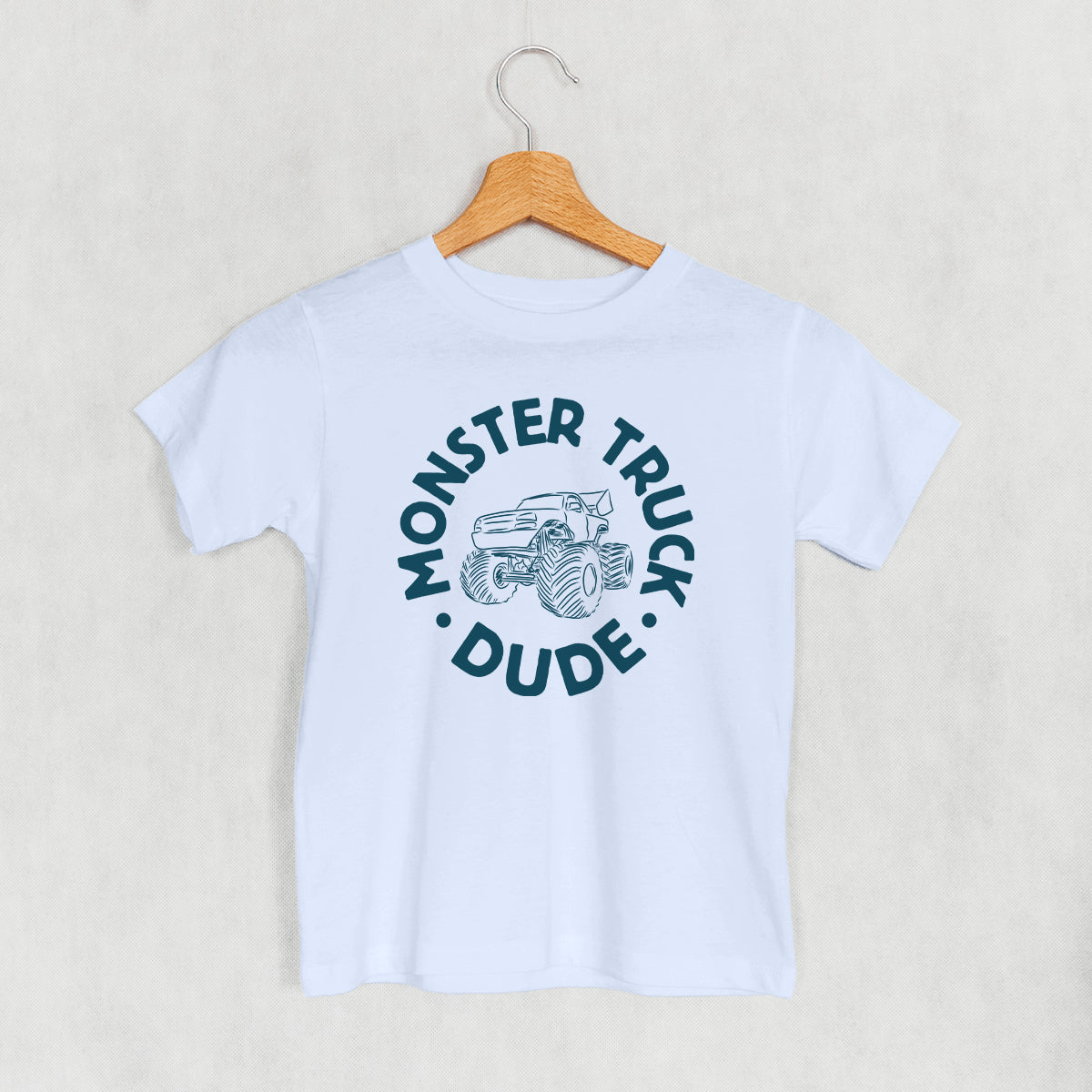 Monster Truck Dude (Kids) - clothing by TeeHivey.com (Image 1)