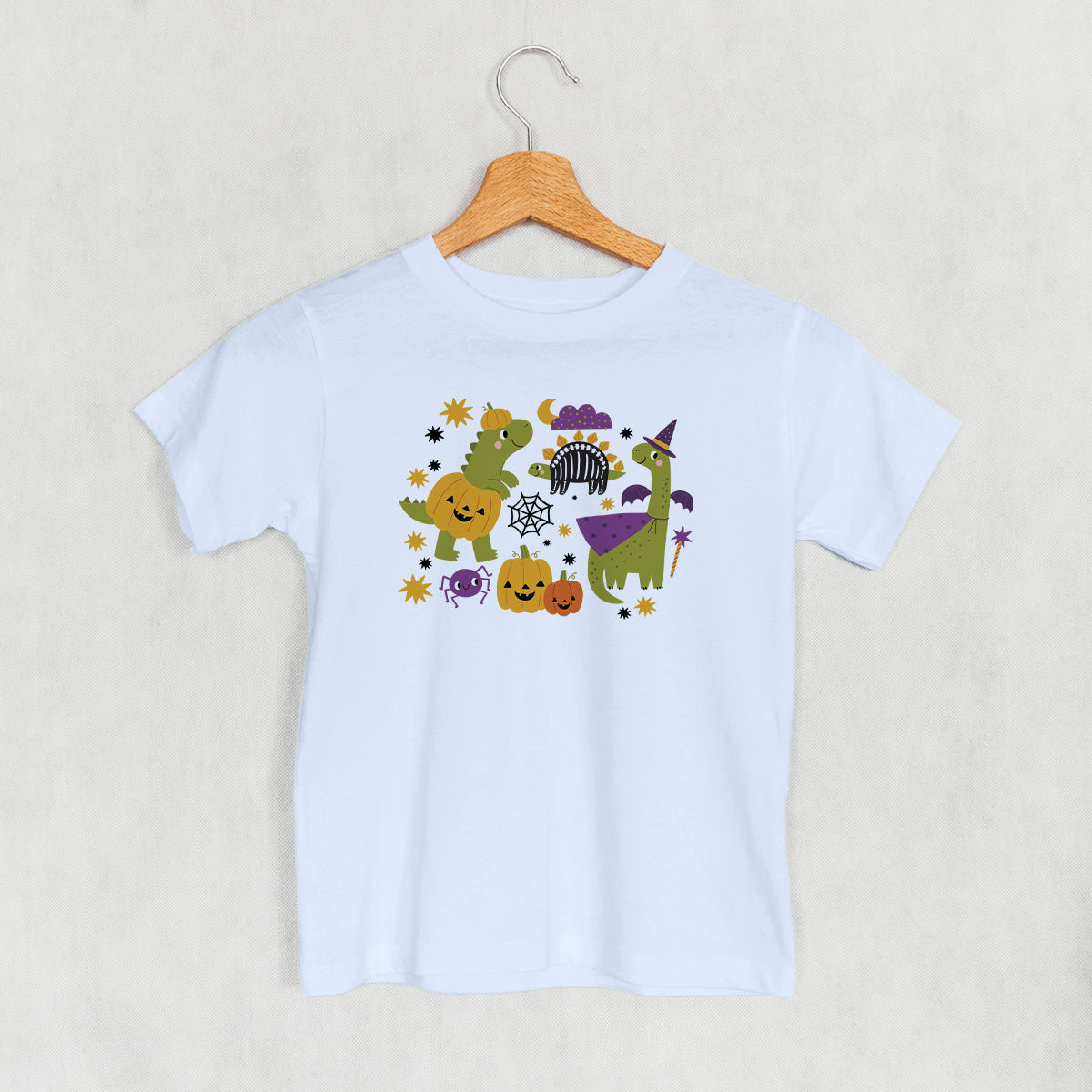 Halloween Dino Doodle Collage (Kids) - clothing by TeeHivey.com (Image 3)