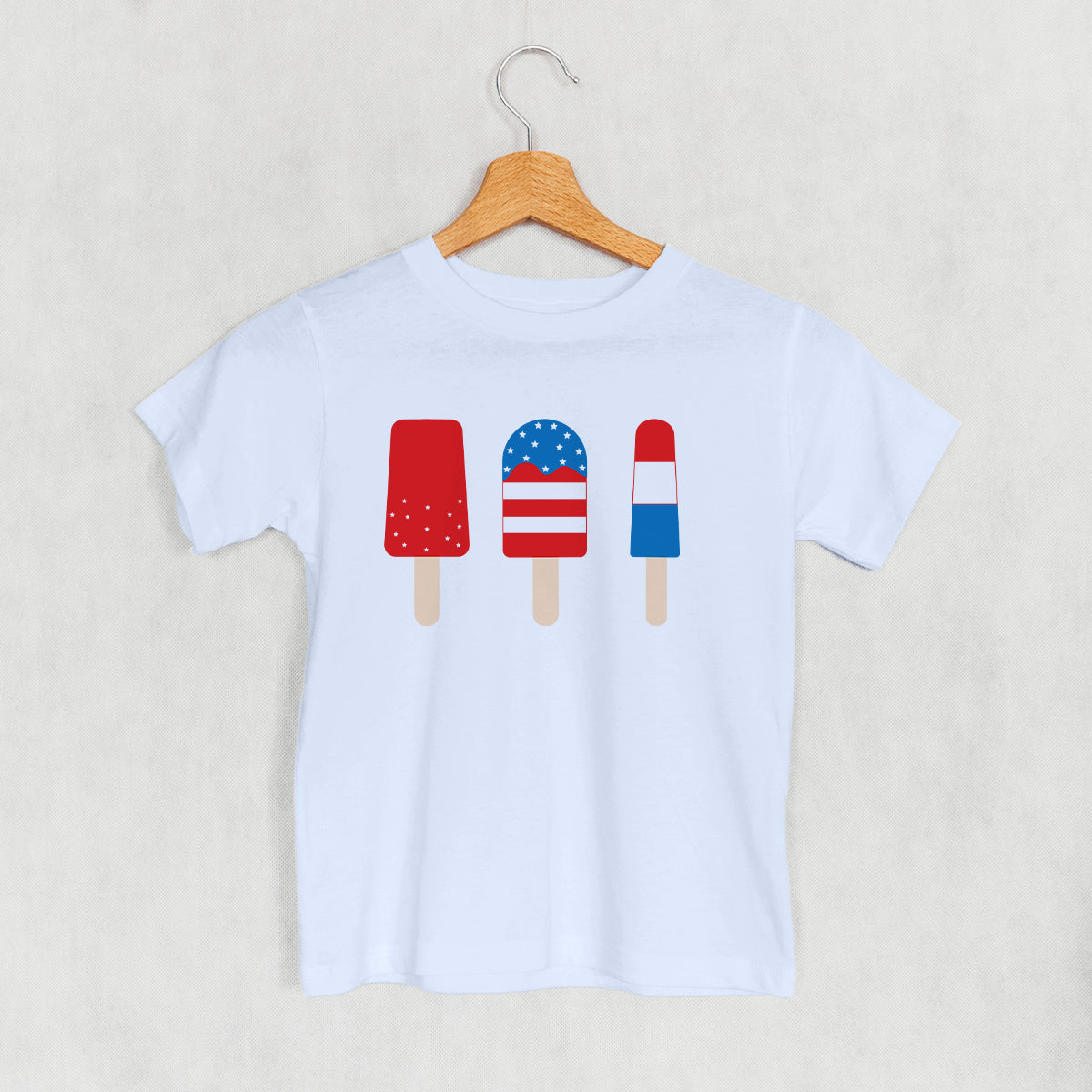 Red White & Blue Popsicles (Kids) - clothing by TeeHivey.com (Image 2)