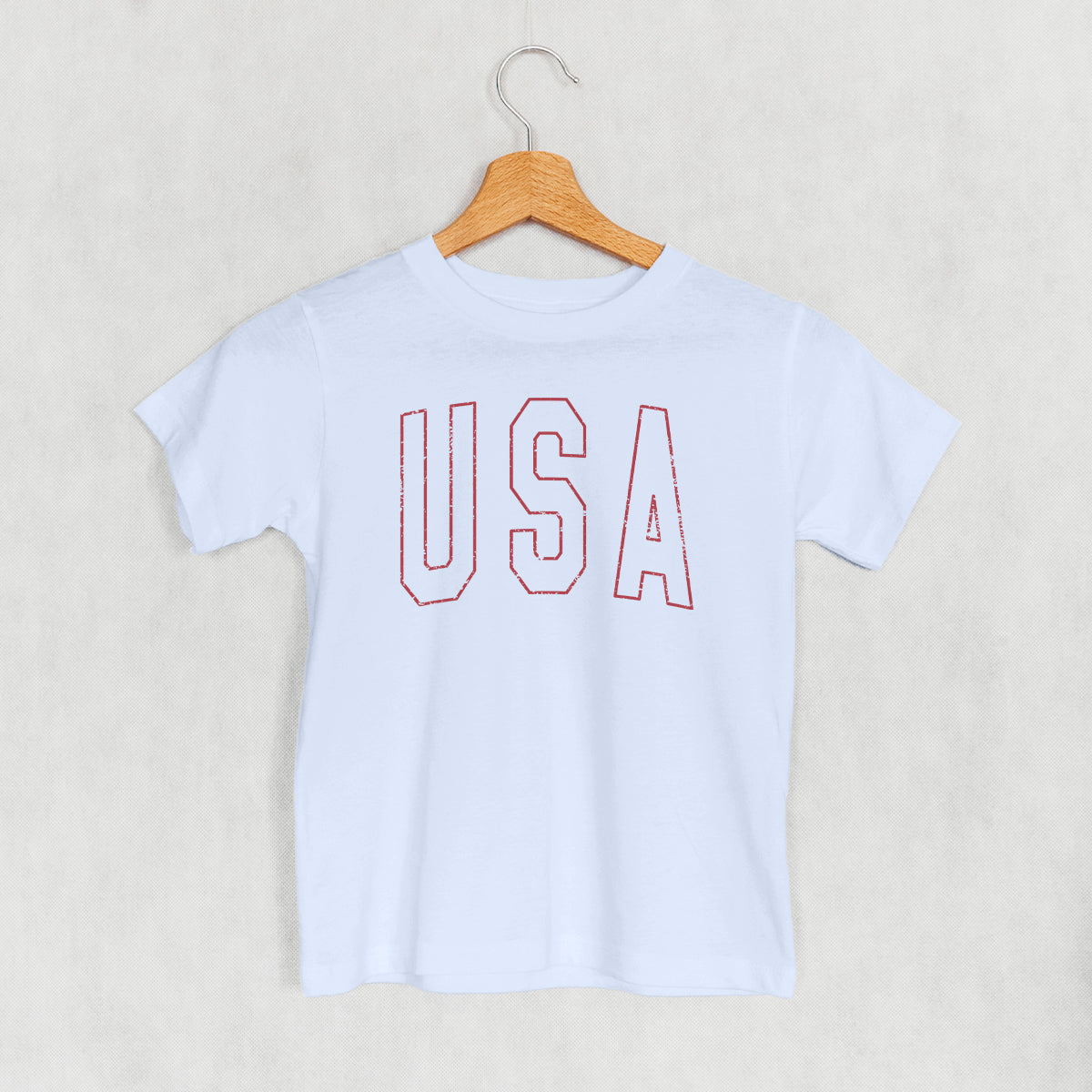 USA Collegiate Distressed (Kids) - clothing by TeeHivey.com (Image 3)