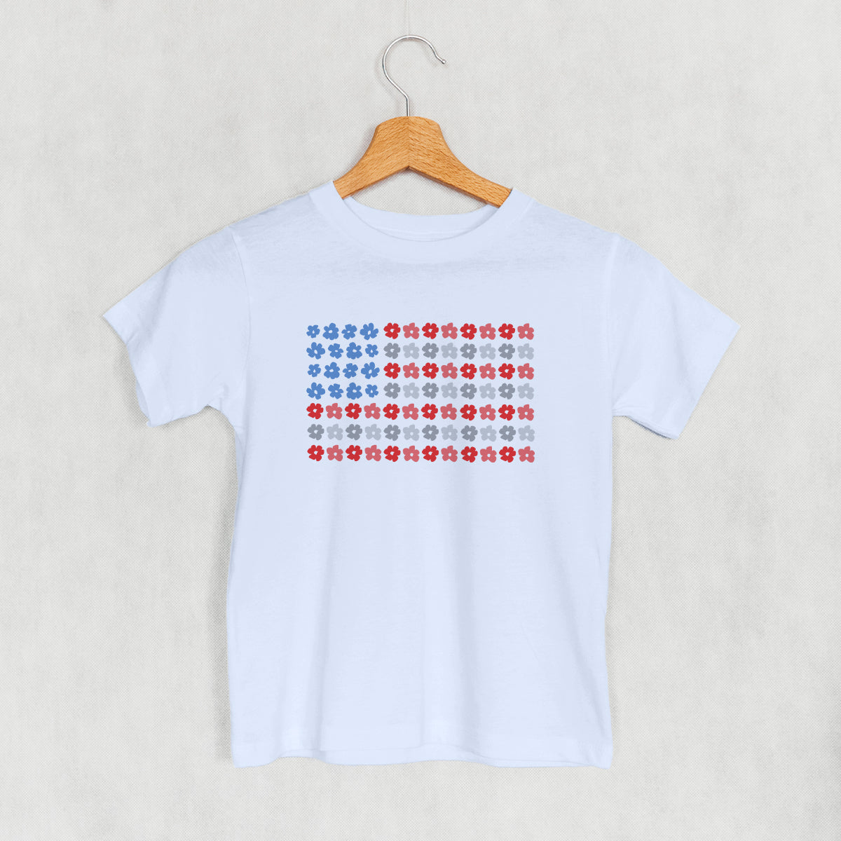 Flower American Flag (Kids)
