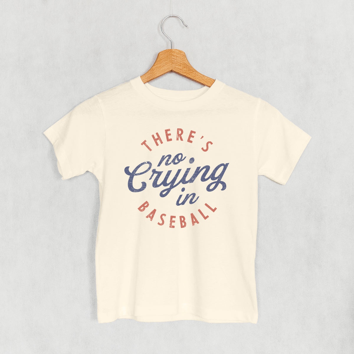 There's No Crying In Baseball (Kids) - clothing by TeeHivey.com (Image 1)