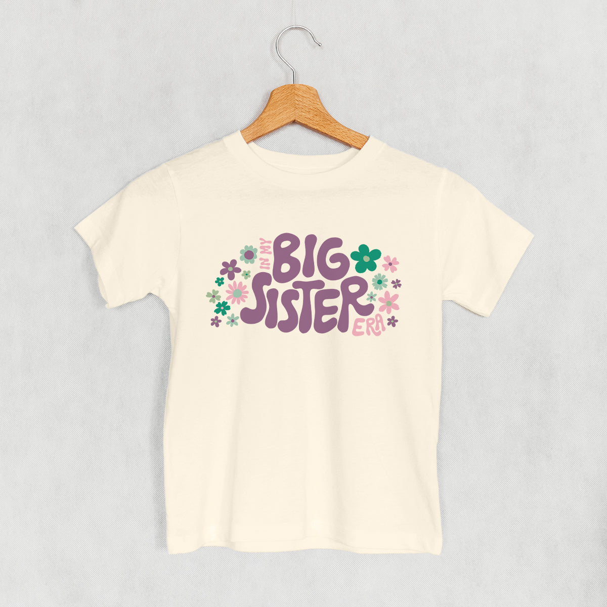 In My Big Sister Era Floral (Kids) - clothing by TeeHivey.com (Image 2)