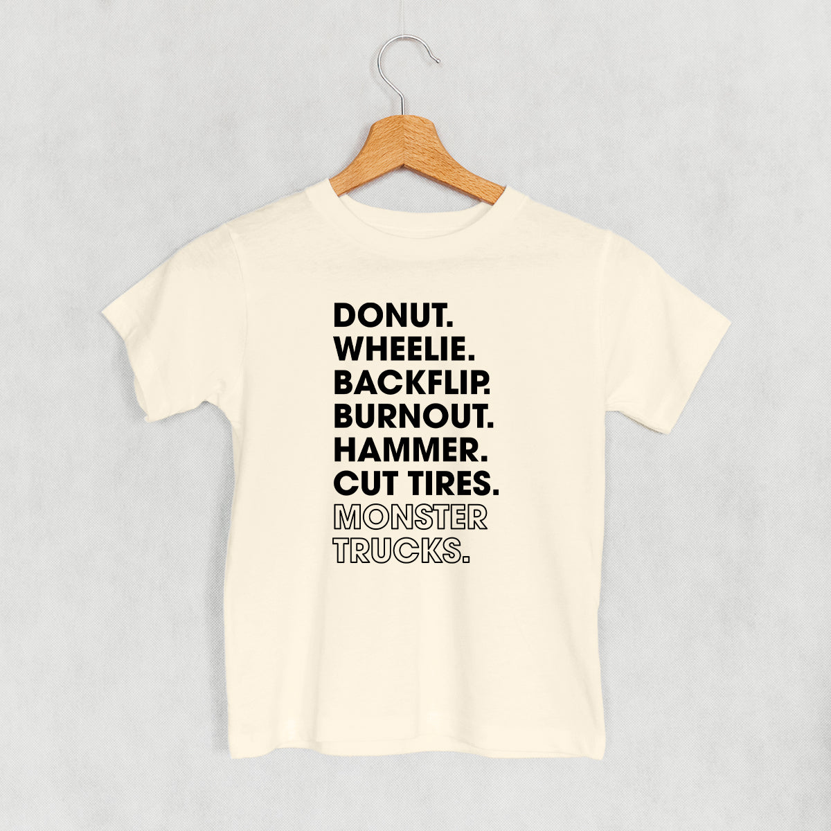 Monster Truck Lingo List (Kids) - clothing by TeeHivey.com (Image 3)
