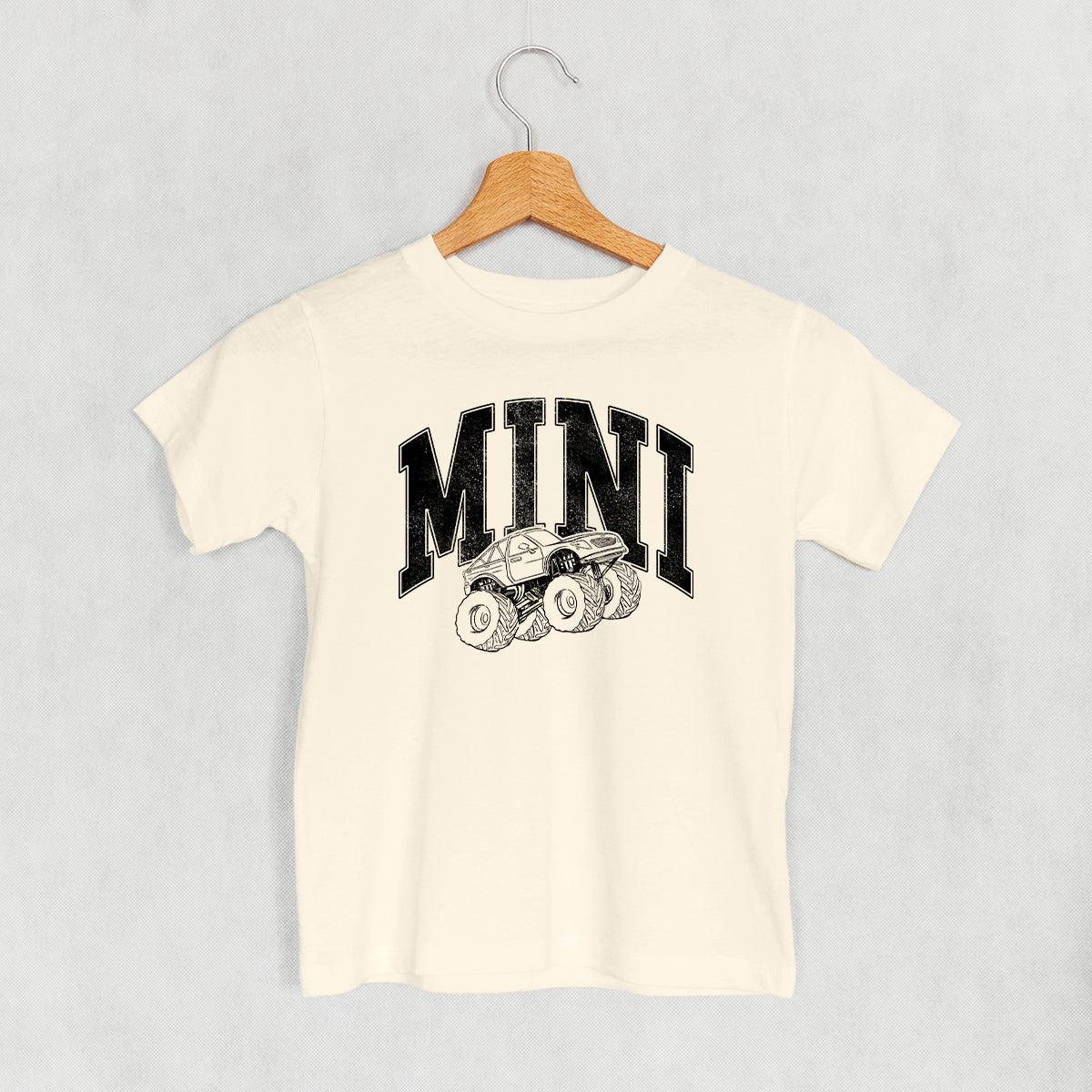 Mini Monster Truck Arch (Kids) - clothing by TeeHivey.com (Image 1)