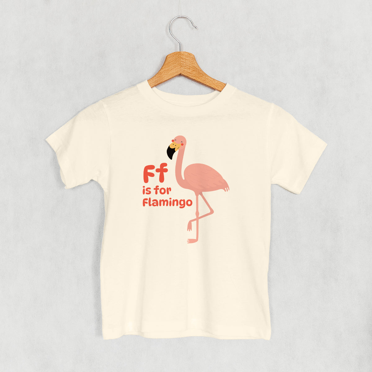 F Is For Flamingo (Kids) - clothing by TeeHivey.com (Image 2)