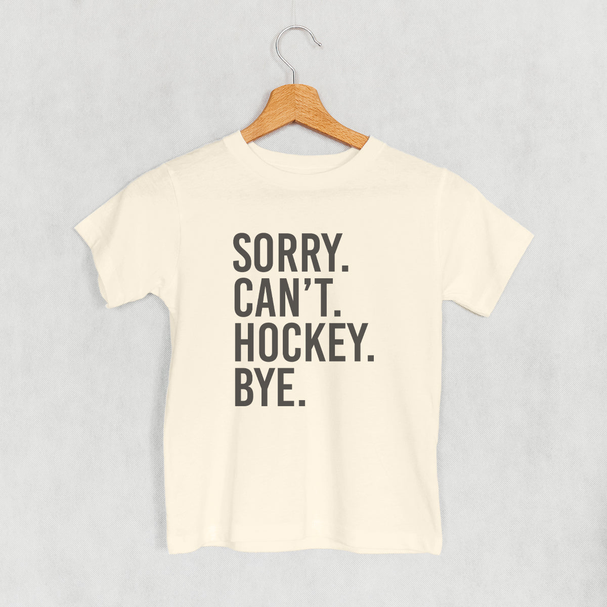 Sorry Can't Hockey Bye (Kids) - clothing by TeeHivey.com (Image 3)