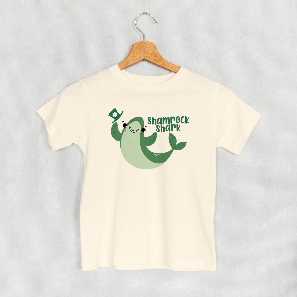 Shamrock Shark (Kids) - clothing by TeeHivey.com (Image 3)