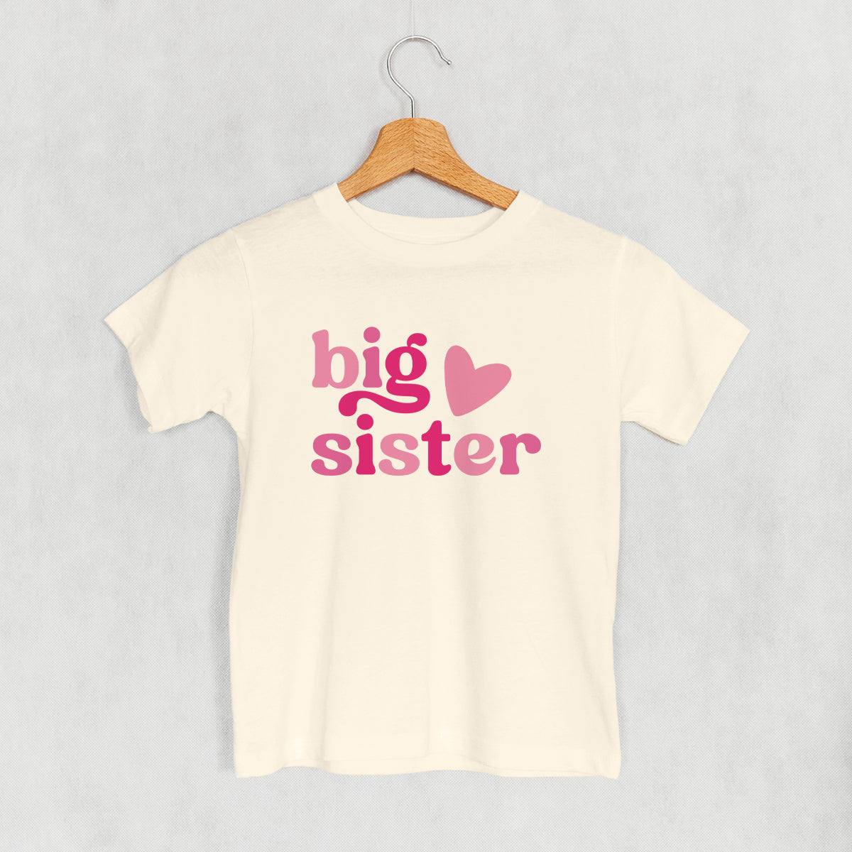 Big Sister Pink Heart (Kids) - clothing by TeeHivey.com (Image 2)