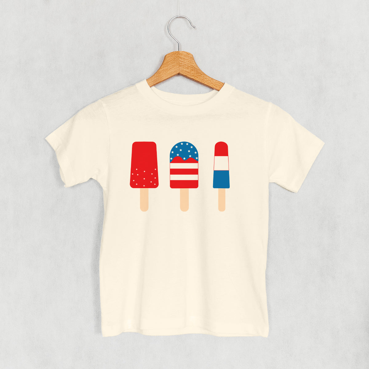 Red White & Blue Popsicles (Kids) - clothing by TeeHivey.com (Image 3)