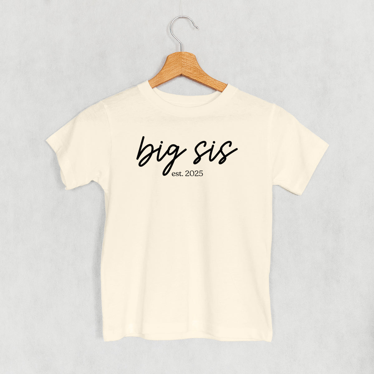 Big Sis Est. 2025 Script (Kids) - clothing by TeeHivey.com (Image 3)