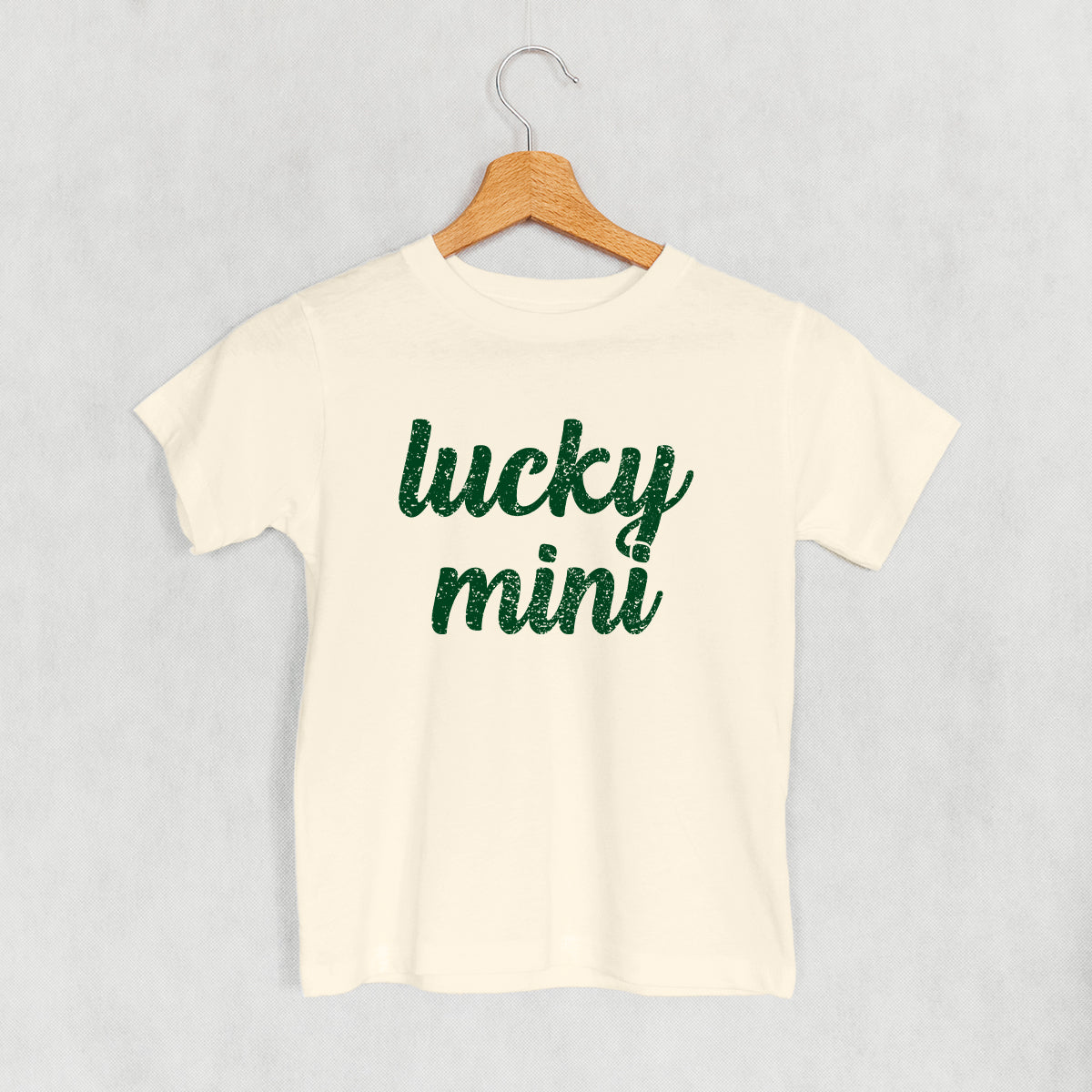 Lucky Mini Green Script (Kids) - clothing by TeeHivey.com (Image 3)