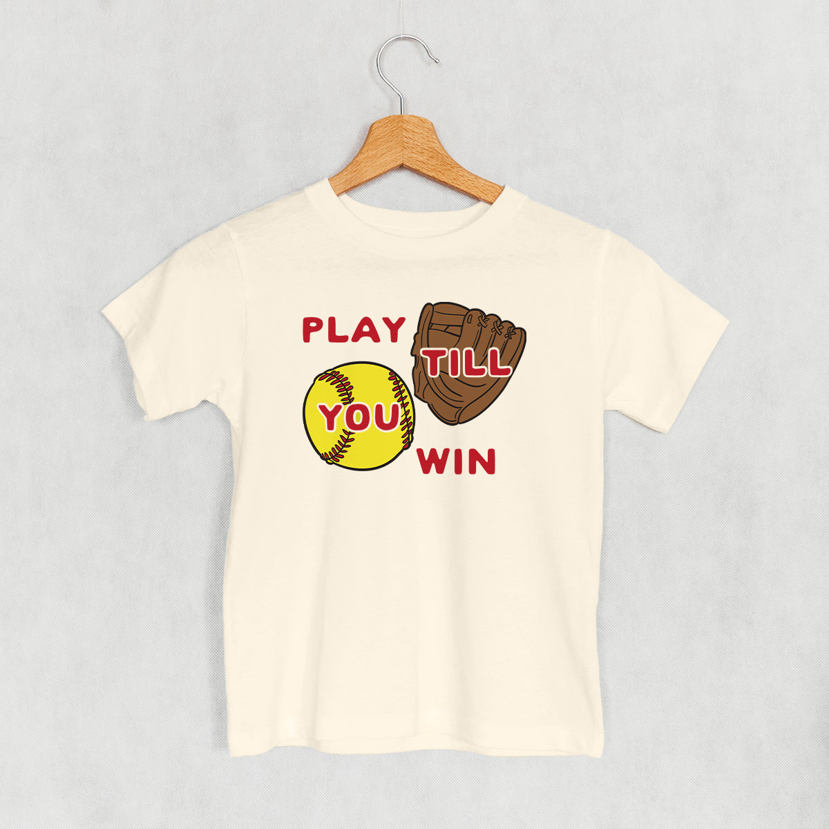 Play Till You Win Softball (Kids) - clothing by TeeHivey.com (Image 2)