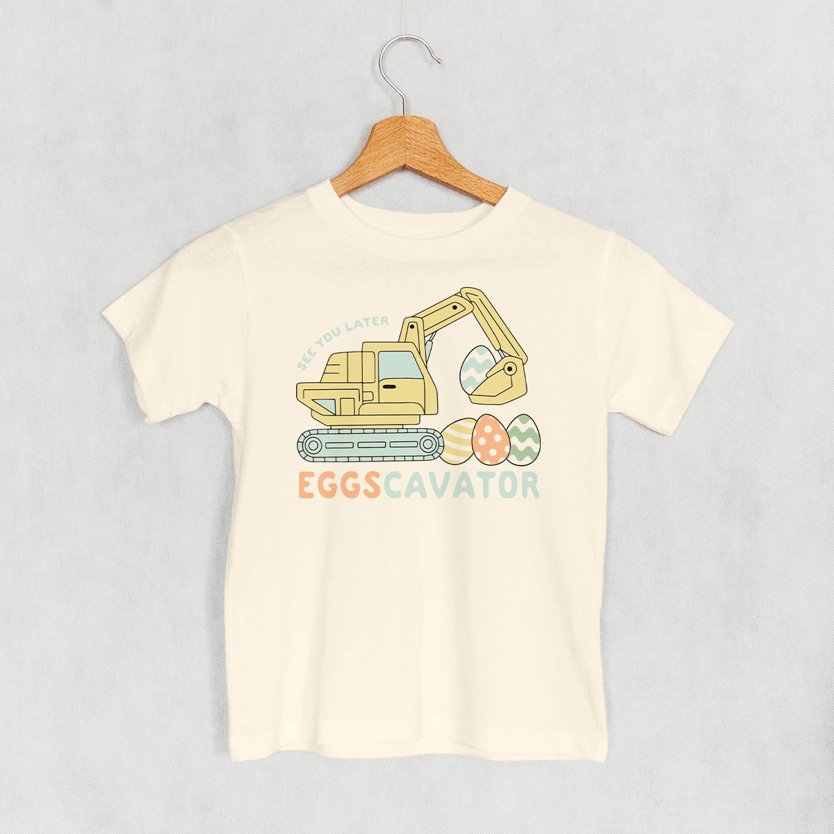 See You Later Eggscavator (Kids) - clothing by TeeHivey.com (Image 2)