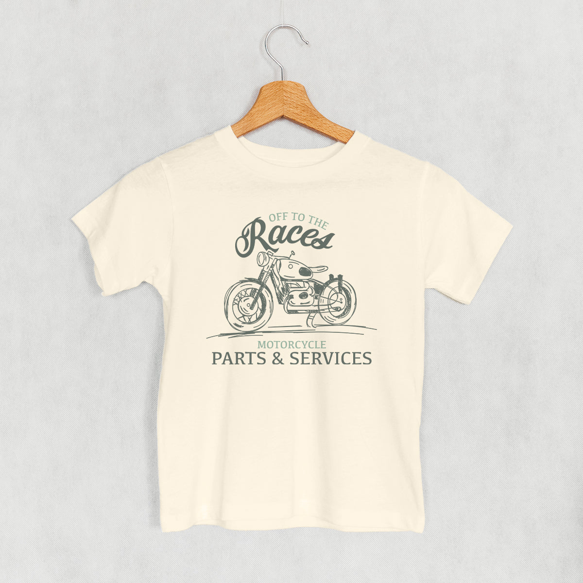 Off To The Races Motorcycle (Kids) - clothing by TeeHivey.com (Image 2)