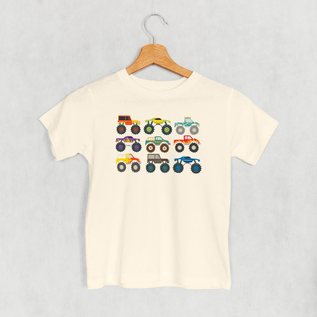 Colorful Monster Truck Doodle (Kids) - clothing by TeeHivey.com (Image 4)