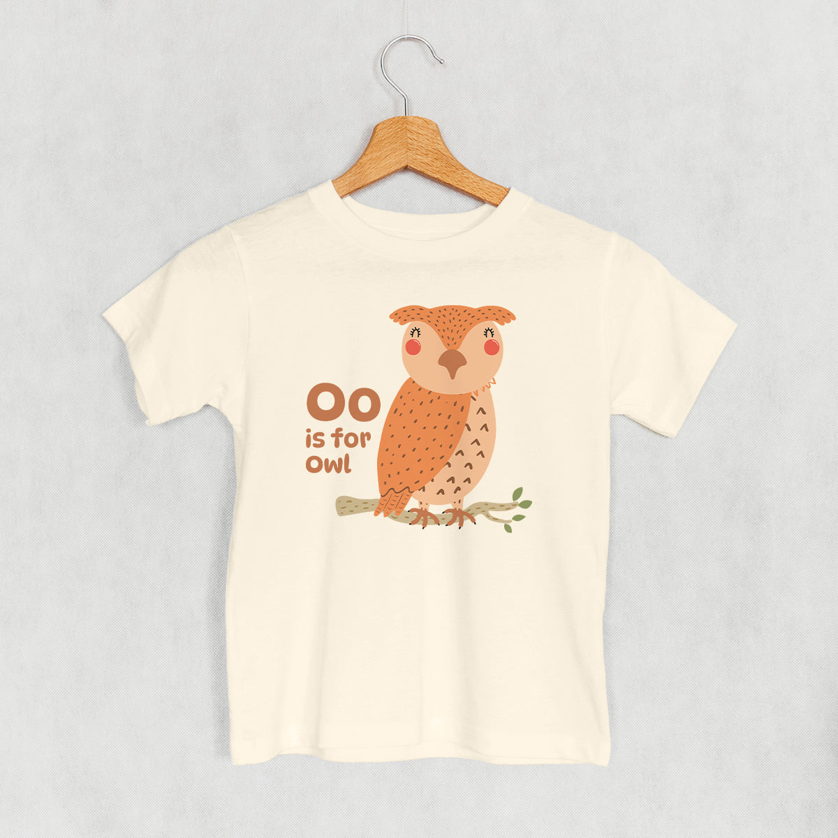 O Is For Owl (Kids) - clothing by TeeHivey.com (Image 1)