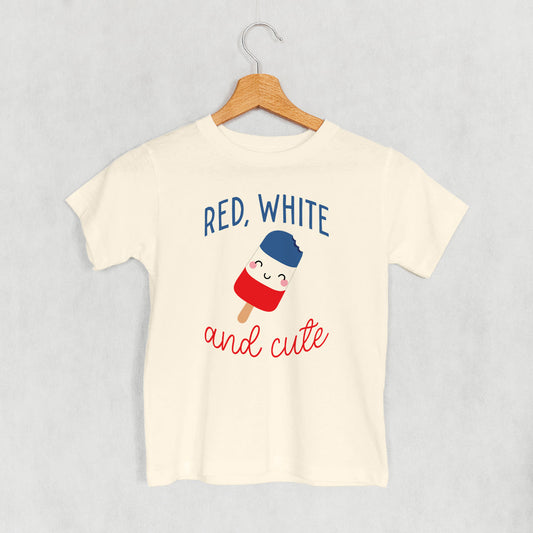 Red, White And Cute (Kids) - clothing by TeeHivey.com (Image 1)