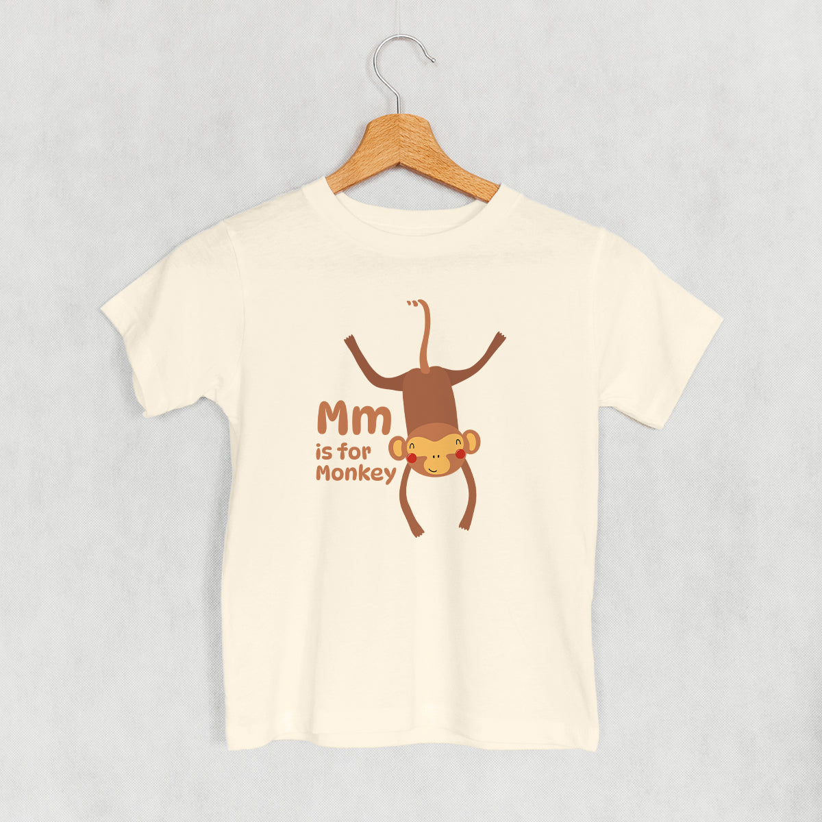M Is For Monkey (Kids) - clothing by TeeHivey.com (Image 1)