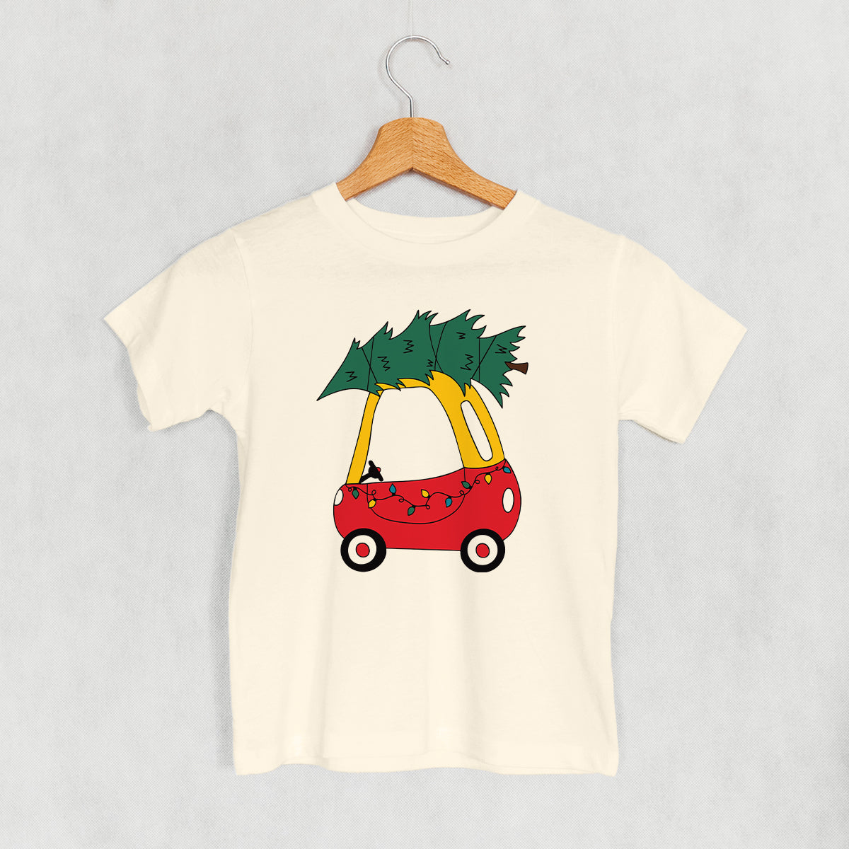 Christmas Tree Toy Car (Kids) - clothing by TeeHivey.com (Image 1)