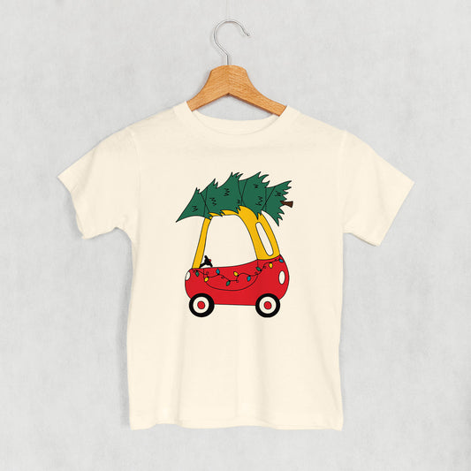 Christmas Tree Toy Car (Kids) - clothing by TeeHivey.com (Image 1)