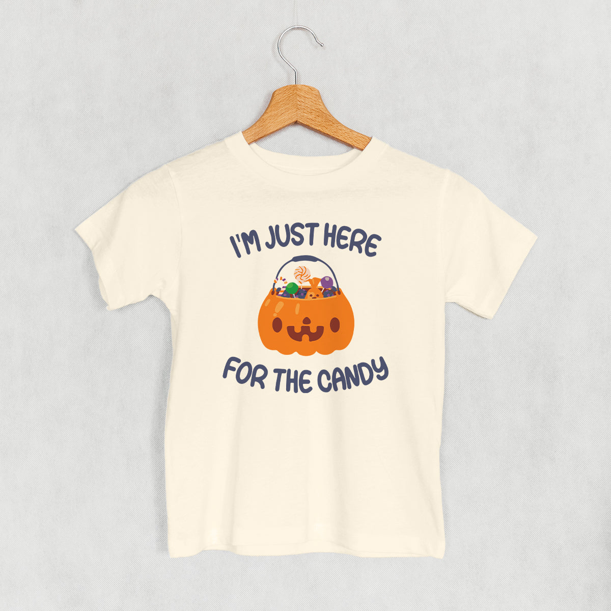 I'm Just Here For The Candy (Kids) - clothing by TeeHivey.com (Image 2)