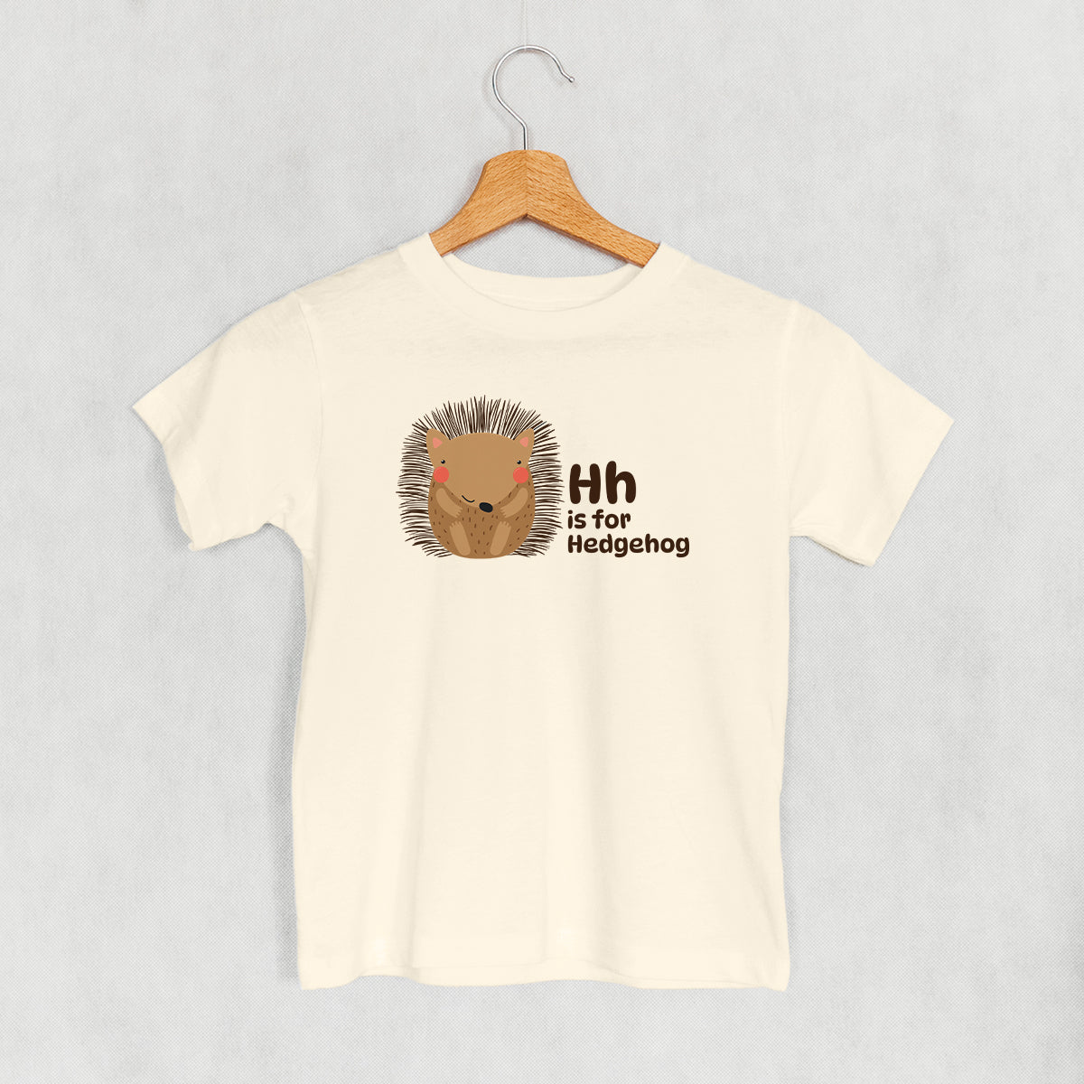 H Is For Hedgehog (Kids) - clothing by TeeHivey.com (Image 2)