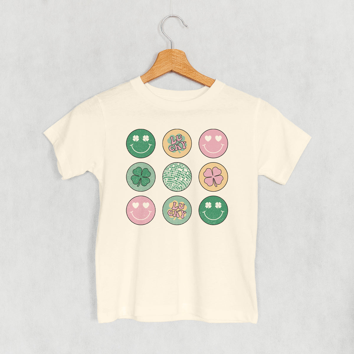 Clovers And Smiley Faces Disco (Kids) - clothing by TeeHivey.com (Image 2)